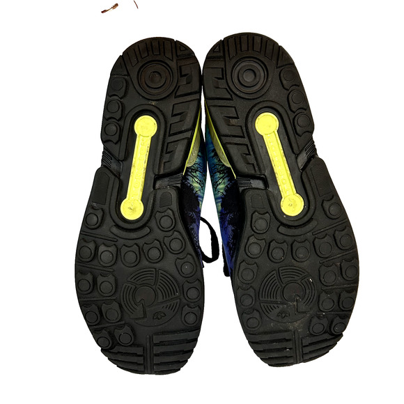 Adidas ZX Flux Decon Running Shoes Mens 11 Northern Lights Unique Graphic Print - Picture 5 of 8